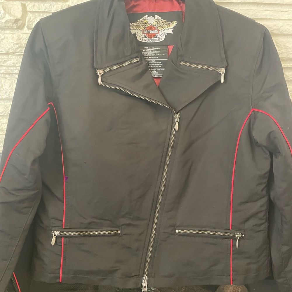 Harley-Davidson Maroon and Black Jacket